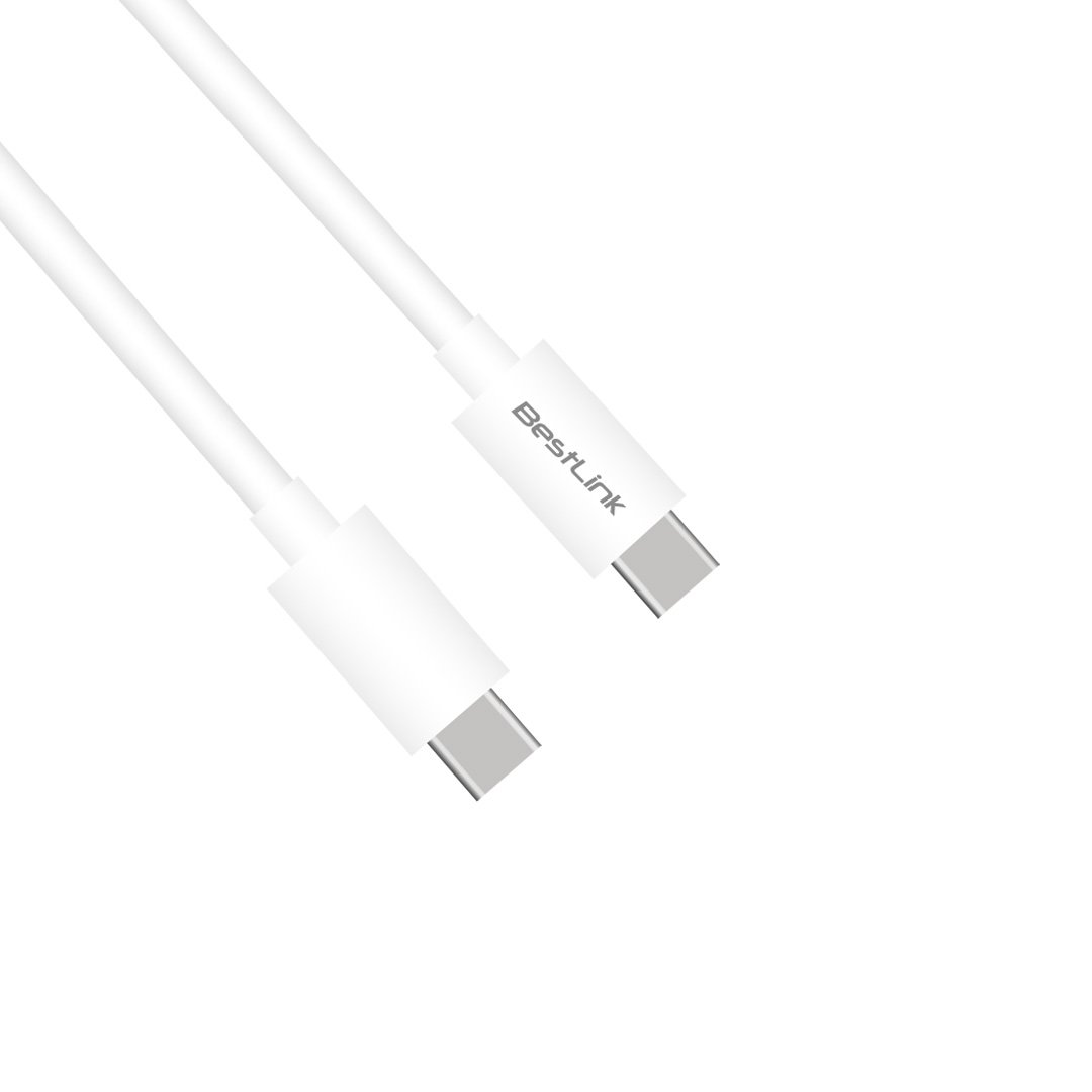 Cable USB-C a USB-C Bestlink 1m Carga Rápida Power Delivery 60W y Sincronización de Datos