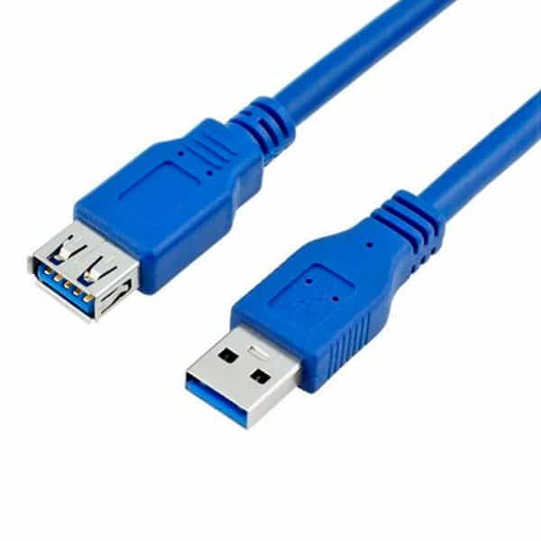 Cable USB 3 0 extension macho a hembra USB 3 0 azul 18 mts 0