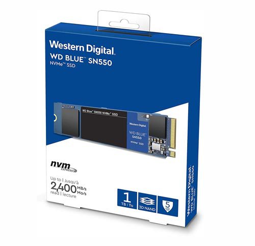 WD Unidad SSD 1TB PCIe NVMe M 2 SN550 Blue 2