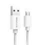 Cable Micro USB de Carga Rápida 2.4A y Sincronización de Datos, 1 Metro, PVC Reforzado, Blanco - Modelo BL-CH0400W