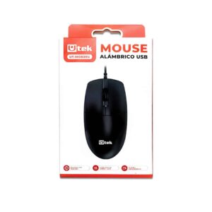 Mouse alámbrico USB 1200dpi / mod. UT-MO830U