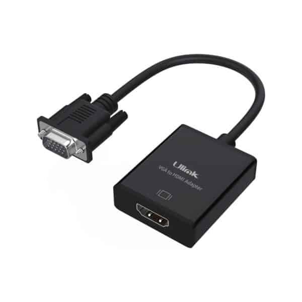 Adaptador de video Display Port Macho a HDMI hembra color negro / mod. UL-DPHDMI