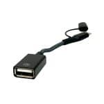 Cable OTG 2 en 1, microUSB + USBC a USB Hembra / mod. BL-ADOTG20