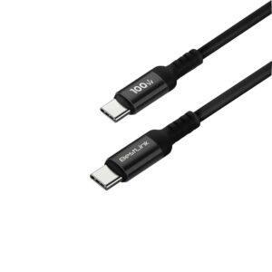 Cable de carga USB tipo C – C carga rápida de 100W 2 mt / Mod. BL-CHCB420