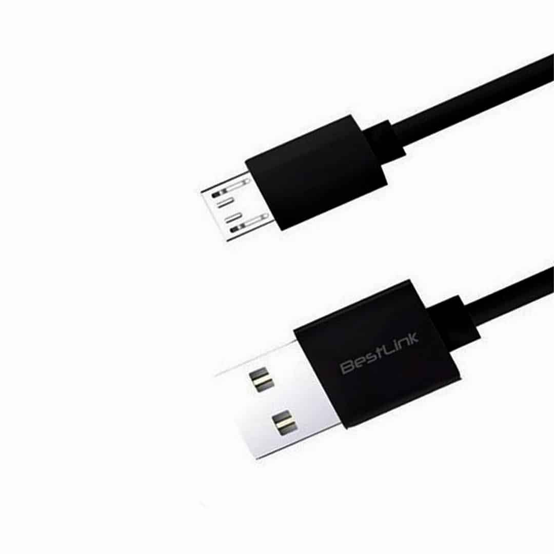 Cable cargador y sincronizador micro USB 1 metro color negro / mod. BL-CH0400