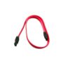 Cable de Datos SATA 3 Rojo con Clip de Seguridad 50cm
