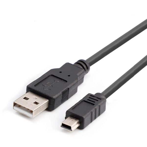 Cable USB 2.0 a mini USB 5 pines 1.8 mts Ulink