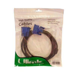 Cable VGA macho  macho delgado conector azul para monitores 03 1
