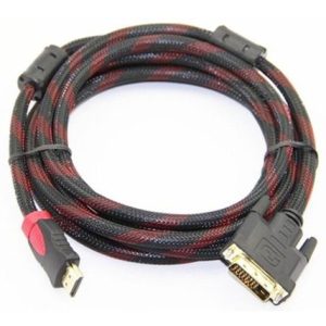 Cable Hdmi A Dvi 24+1 Mallado 2mt