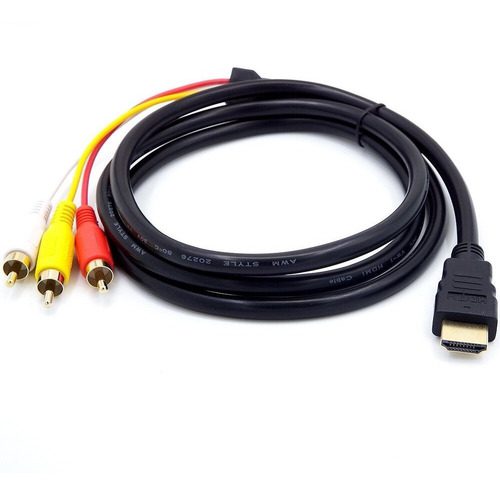 Cable Adaptador Hdmi A 3 Rca 1.5 Mts BW*