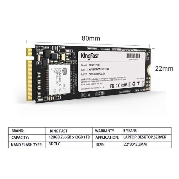 KingFast SSD m2 NVME 128GB 256GB 512GB 1TB unidad de estado s lido M 2 SSD 1.jpg q50 1