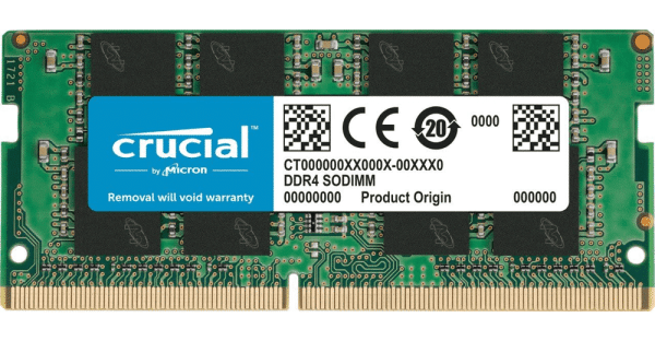 Memoria Ram Crucial SODIMM DDR4 16GB 3200MHz CT16G4SFRA32A 1