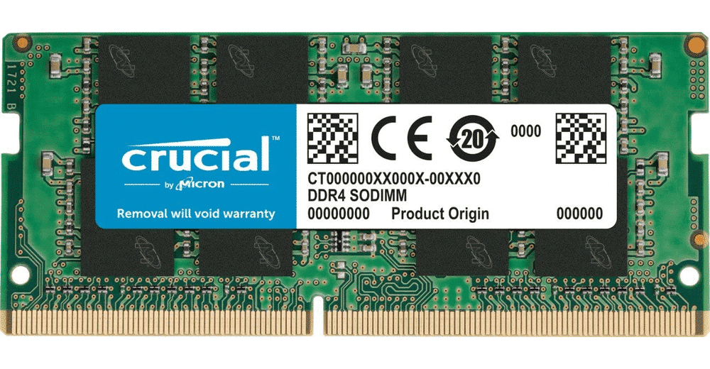 Memoria Ram Crucial SODIMM DDR4 16GB 2666MHz