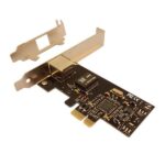 Tarjeta PCI express 10 100 1000 Mbps bracket low profile adicional UT 2PCIELAN 03
