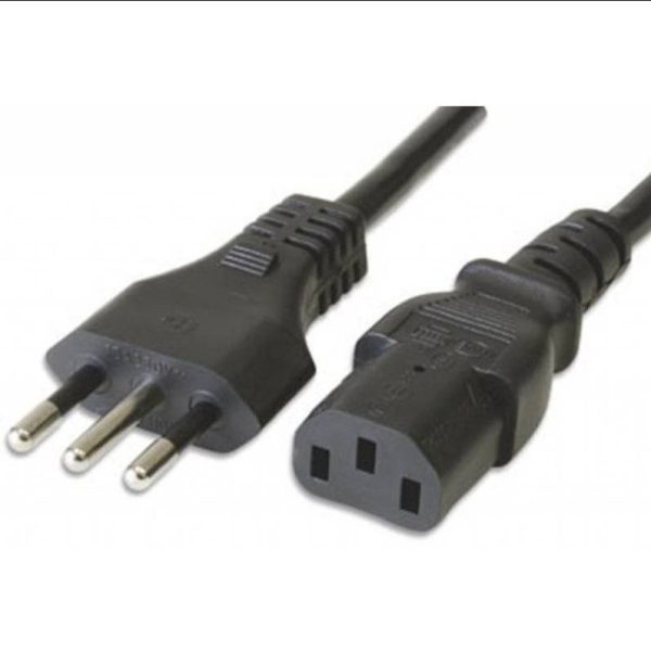 cable de poder para notebook tipo trebol 18m