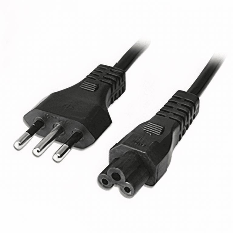 cable de poder para notebook tipo trebol 18m ulink