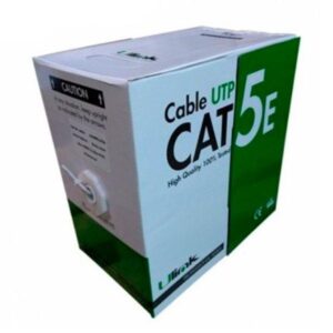 cable red Cat5e 24 AWG CCA 4x2x048mm CCA PVC jacket caja de 305 mts 02 1