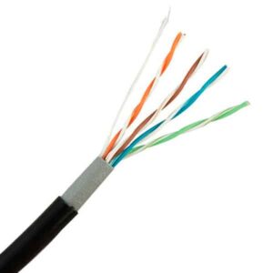 cable red exterior Cat5e 24 AWG CCA 4x2x051mm doble chaqueta PVC PE carrete 305 mts 01