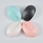 Mouse Inalámbrico M5 Multi-Color: Ergonómico, 2.4GHz, DPI Ajustable