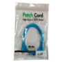 Cable de Red Patch Cord Cat 5e UTP Azul 0.5m
