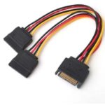 Cable SATA Y 1 a 2