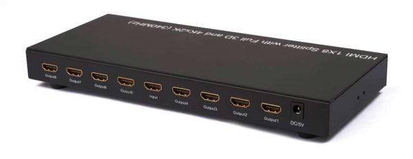 splitter hdmi 1x8 saidas hdmi v1 4 8198