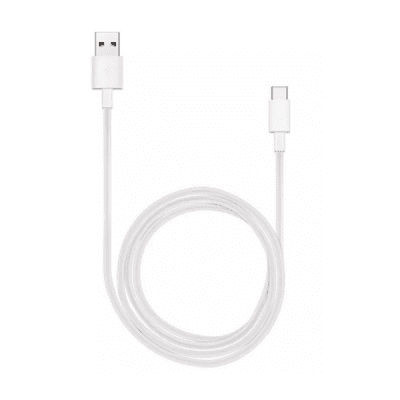 Cable USB-C Carga Rapida Color Blanco 1 Metro