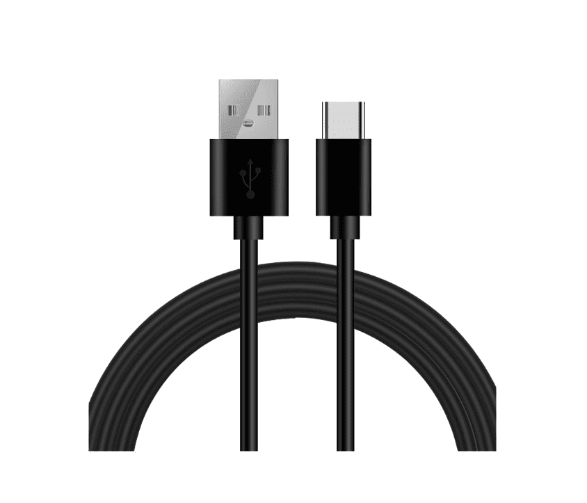 Cable USB-C Carga Rapida Color Negro 1 Metro