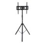 Soporte Móvil Universal para TV/Monitor de 32 a 55 Pulgadas con Ruedas y 15° de Inclinación - Stand Profesional de Piso