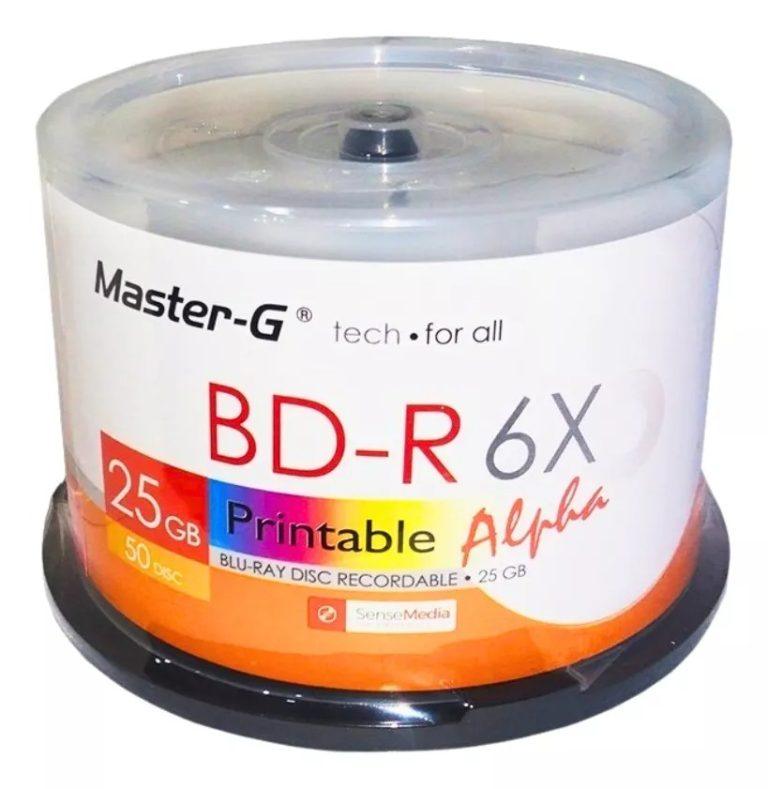 Blu Ray Master G 6x 25GB Imprimible.