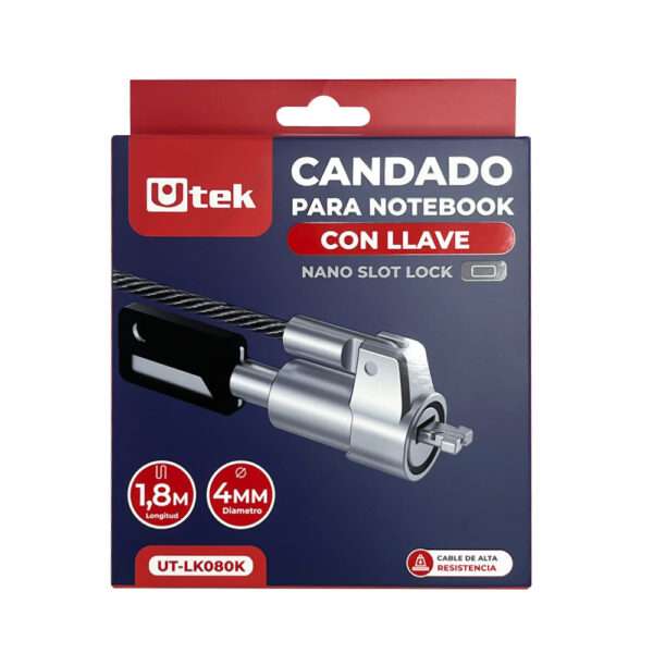 Candado Para Notebook Ut Lk080K Nano