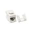 Módulo RJ45 Hembra Keystone Jack Cat 6 Trimerx Blanco