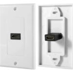Faceplate HDMI Blanco 1 Posición Hembra-Hembra