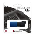 Pendrive Kingston DataTraveler Exodia M 64GB USB 3.2 Gen 1 - Memoria Flash con Tapa Deslizable