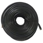 Cable de Red Exterior Cat 6 80 Metros Conector Metal
