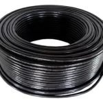 Bobina de Cable de Red Cat 5 Exterior Negro 200m