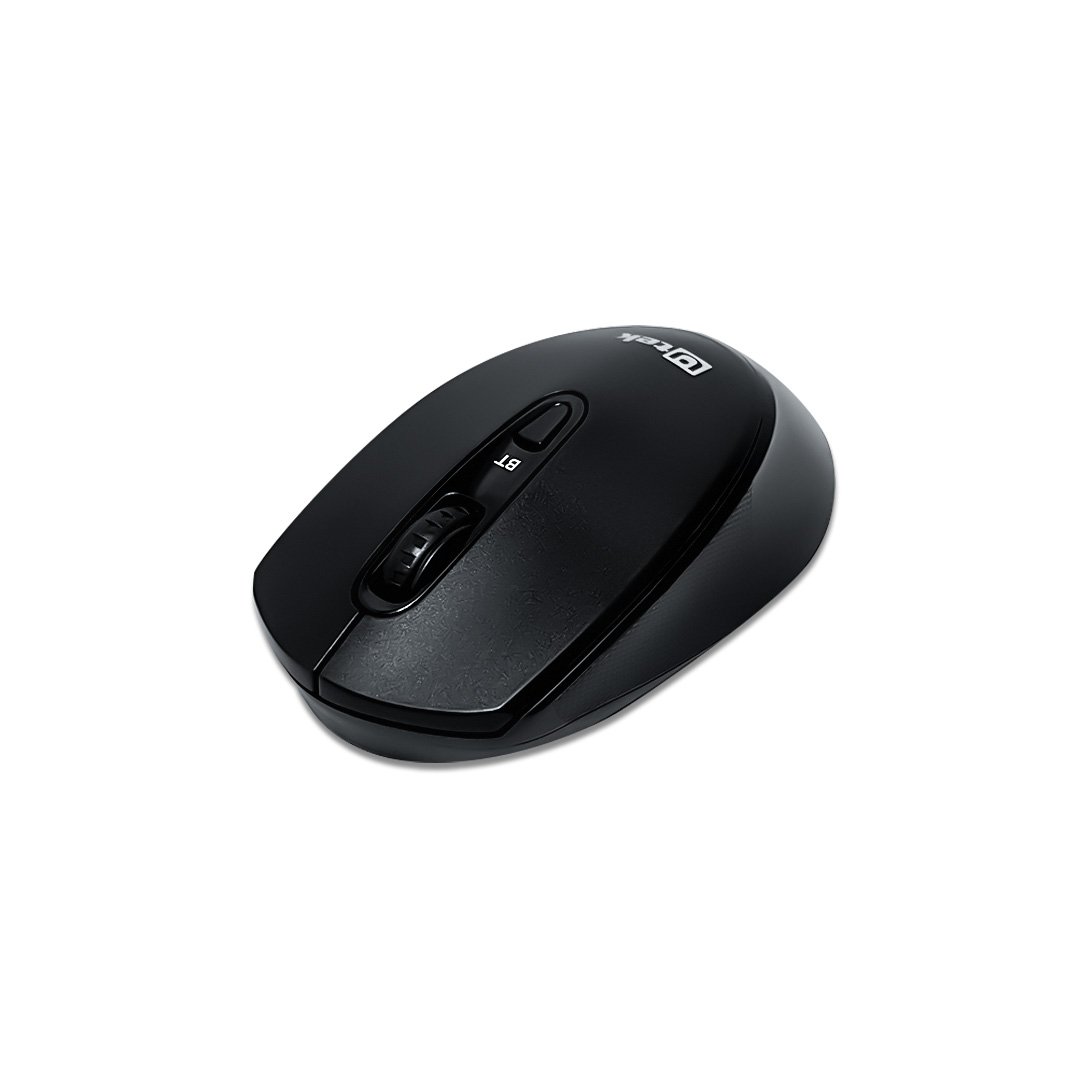 Mouse Inalámbrico Utek UT-MOW100 | Dual Bluetooth 5.0 y 2.4GHz | DPI Ajustable 800-1600 | Ergonómico Ambidiestro Mouse Inalámbrico Utek UT-MOW100
