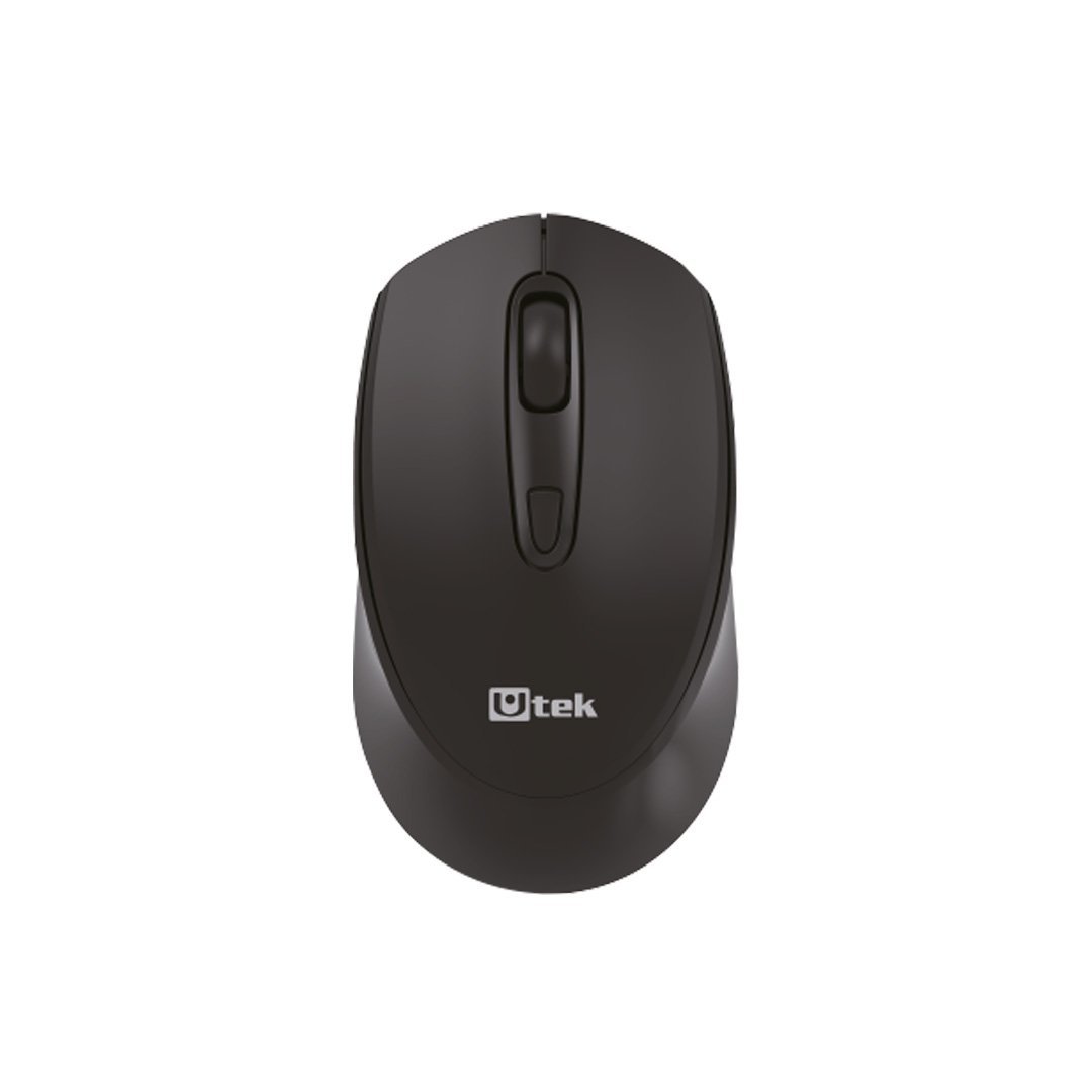 Mouse Inalámbrico Utek UT-MOW100 | Dual Bluetooth 5.0 y 2.4GHz | DPI Ajustable 800-1600 | Ergonómico Ambidiestro Mouse Inalámbrico Utek UT-MOW100