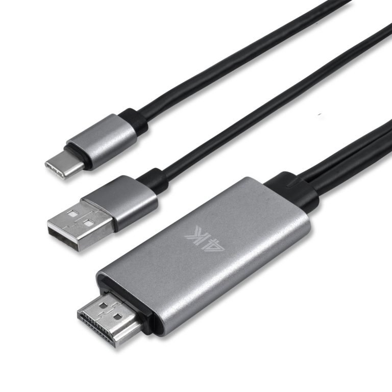 Adaptador USB tipo C a HDMI 4k de 1,8 M con cable USB de carga Mod. UL-CHDMICB Adaptador USB tipo C a HDMI 4k de 1,8 M con cable USB de carga Mod. UL-CHDMICB