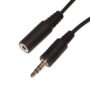 Cable de Extensión de Audio Estéreo 3.5mm Macho a Hembra