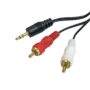 Cable de Audio 3.5mm a 2 RCA