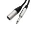Cable de Audio Ulink XLR Macho a Jack Mono 6.3mm