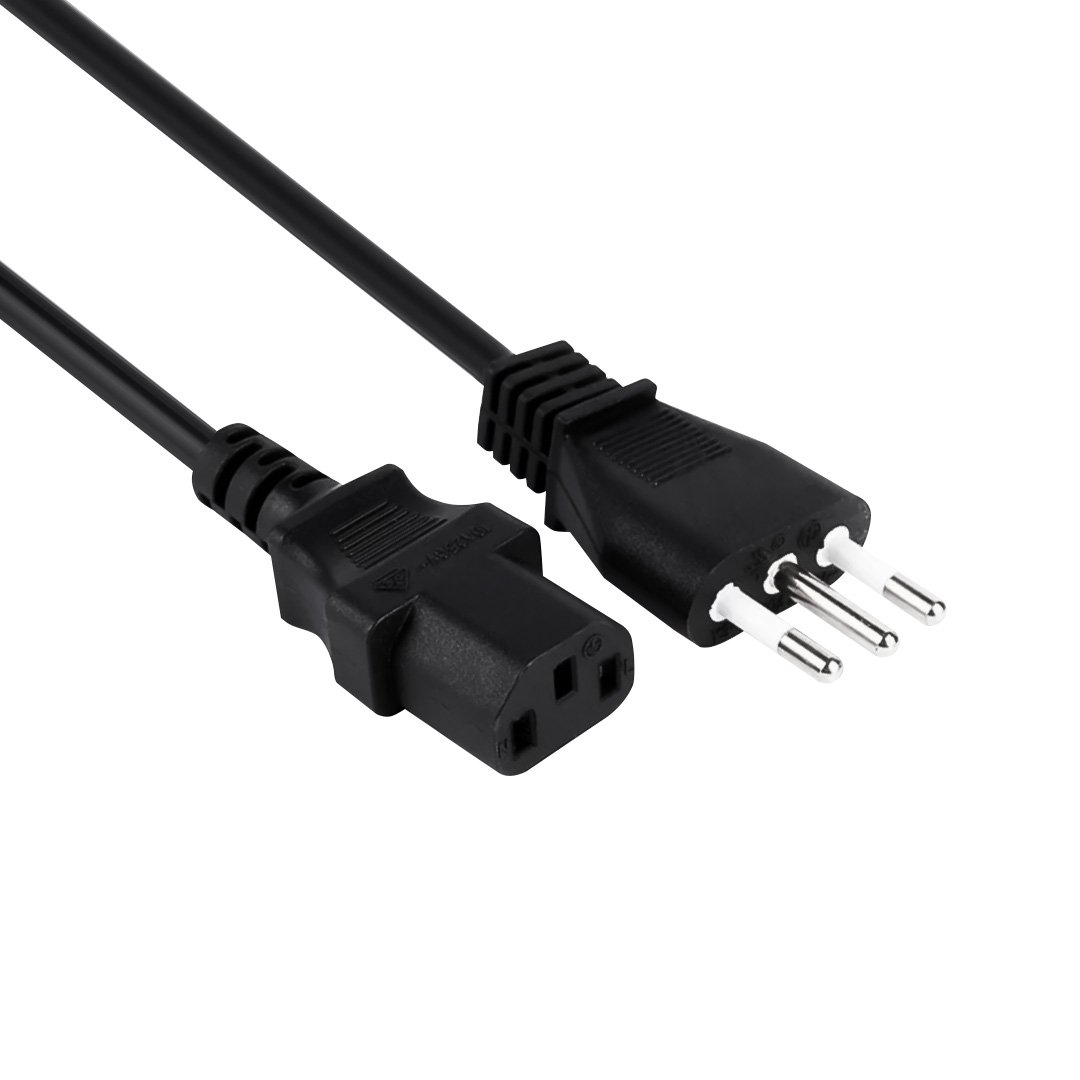 Cable de Poder Universal PC 1.8m | 10A C13 | Certificado