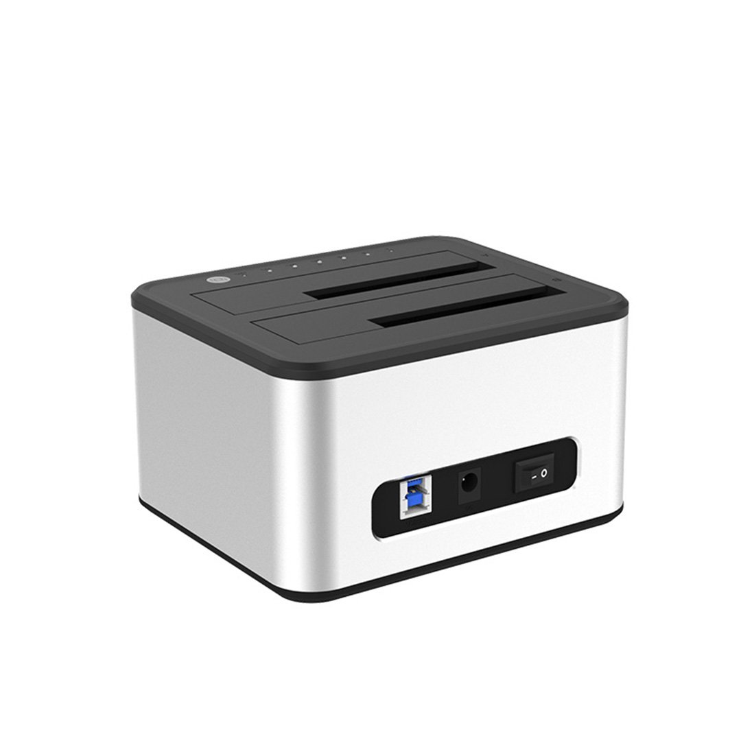 Docking Station Ulink USB 3.0 para Discos SATA 2.5" y 3.5" | Función Clonado Offline | UL-DCK250D Docking Station Ulink USB 3.0 para Discos SATA 2.5" y 3.5"