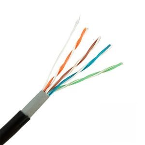 Bobina de Cable de Red Cat 6 EXTERIOR 100 Metros Doble Chaqueta UV