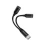 Adaptador USB C a USB C + Audio 3.5mm Tipo Y Bestlink BL-AD200A