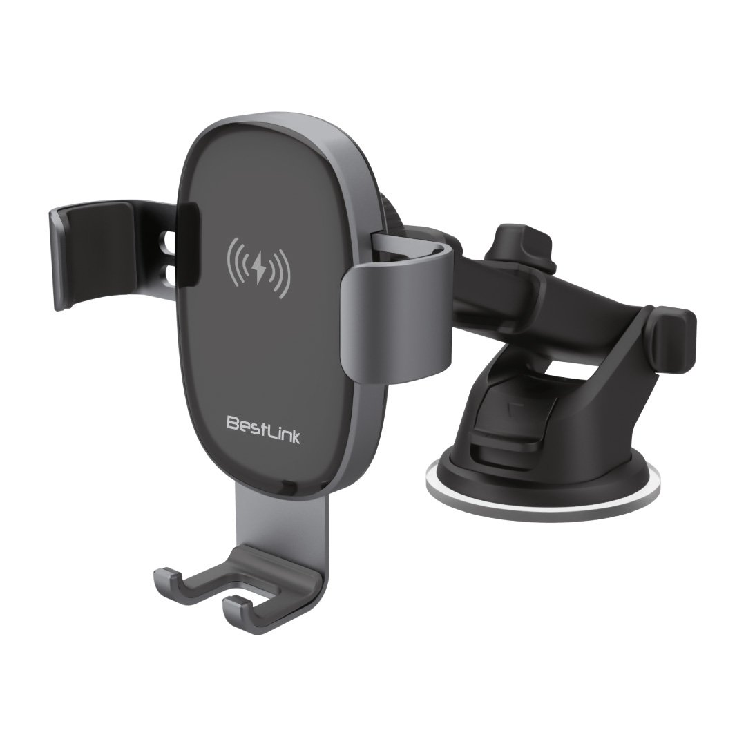 Soporte Inalámbrico Universal para Automóviles BL-HDG80W | Carga Inalámbrica | Sujeción Automática Soporte Inalámbrico Universal para Automóviles BL-HDG80W