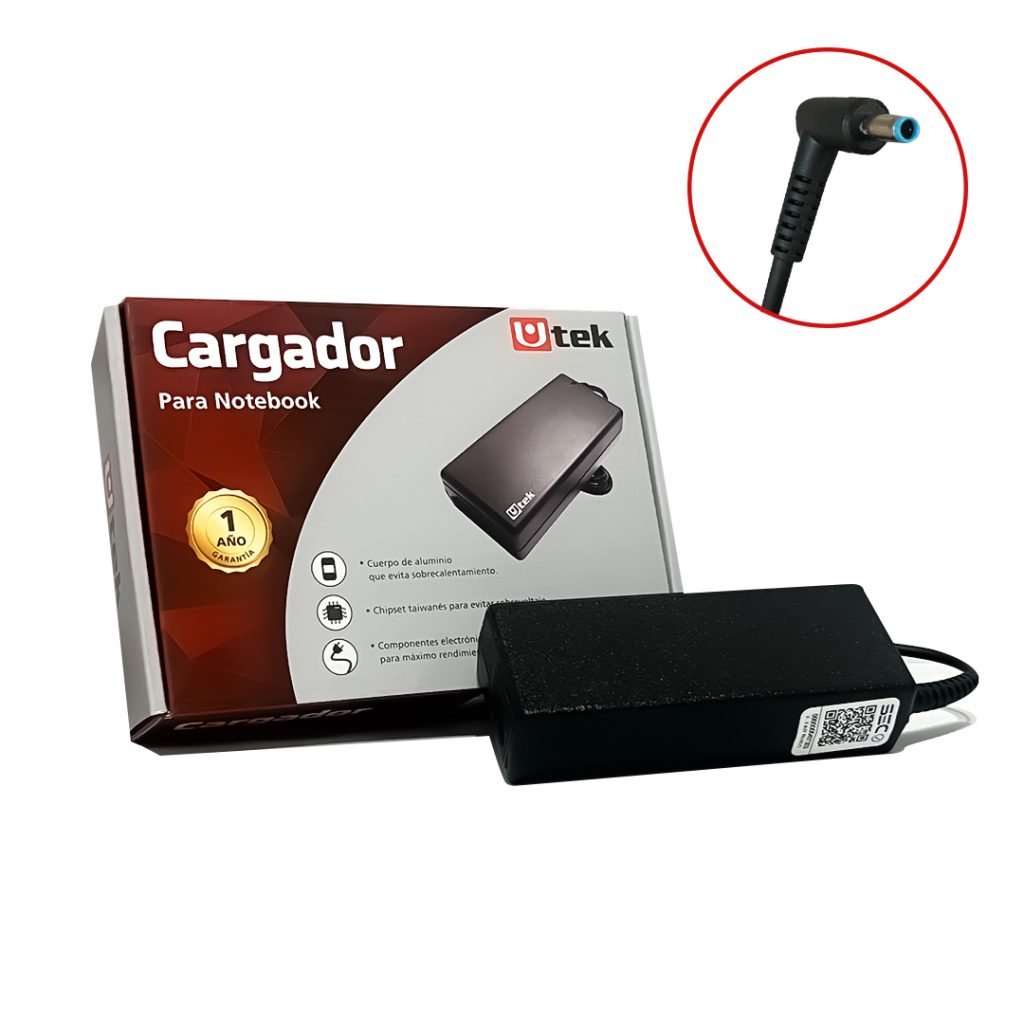 Cargador Notebook UTEK 195V 462A (90090W) Pin 4.5x3mm – Original