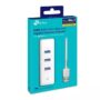 Adaptador USB 2 en 1 con Hub de 3 Puertos UE330