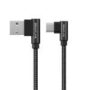 Cable USB-C en L Gamer Trenzado 1m